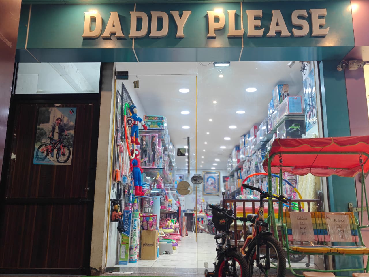 Daddy Please Toys storefront in Jalandhar